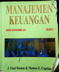 Image of MANAJEMEN KEUANGAN, EDISI KESEMBILAN JILID 2