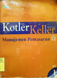 Image of Manajemen Pemasaran, edisi 12, Jilid 1