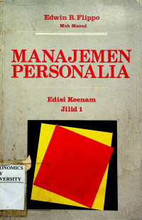 Image of MANAJEMEN PERSONALIA, Edisi Keenam, Jilid 1