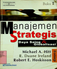 Image of Manajemen Strategis: Daya Saing & Globalisasi; Konsep Buku 1
