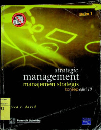 Image of manajemen strategis: konsep, edisi 10, Buku 1