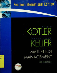 Image of MARKETING MANAGEMENT, 13th EDITION