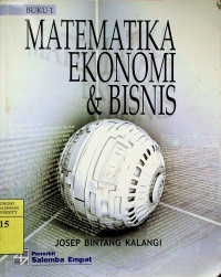 Image of MATEMATIKA EKONOMI & BISNIS BUKU 1