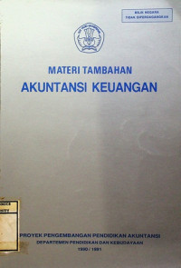 Image of MATERI TAMBAHAN AKUNTANSI KEUANGAN