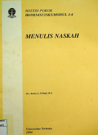 Image of MENULIS NASKAH