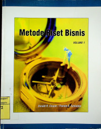 Image of Metode Riset Bisnis, VOLUME 1