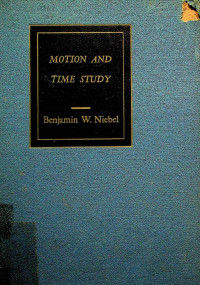 Image of MOTION AND TIME STUDY, THIRD EDITION