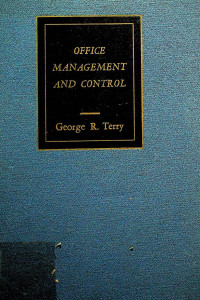 Image of OFFICE MANAGEMENT AND CONTROL