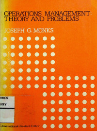 Image of OPERATION MANAGEMENT THEORY AND PROBLEMS