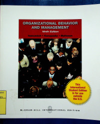 Image of ORGANIZATIONAL BEHAVIOR AND MANAGEMENT, Ninth Edition