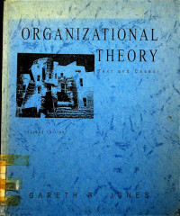 Image of ORGANIZATIONAL THEORY: Text and Cases, Second Edition