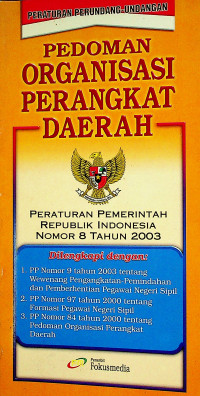 Image of PEDOMAN ORGANISASI PERANGKAT DAERAH