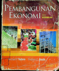 Image of PEMBANGUNAN EKONOMI, EDISI KESEMBILAN, JILID 1