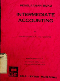 Image of PENELAAHAN BUKU INTERMEDIATE ACCOUNTING I