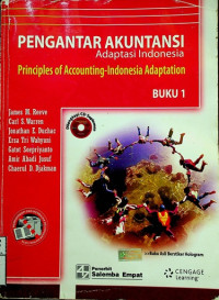 Image of PENGANTAR AKUNTANSI : Adaptasi Indonesia BUKU 1
