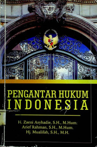 Image of PENGANTAR HUKUM INDONESIA