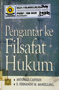 Image of Pengantar ke Filsafat Hukum