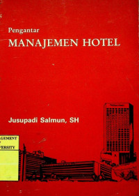 Image of Pengantar MANAJEMEN HOTEL