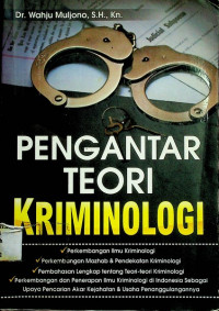 Image of PENGANTAR TEORI KRIMINOLOGI