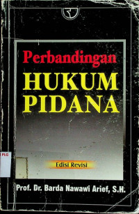 Image of Perbandingan HUKUM PIDANA, Edisi Revisi
