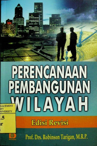 Image of PERENCANAAN PEMBANGUNAN WILAYAH, EDISI REVISI