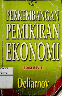 Image of PERKEMBANGAN PEMIKIRAN EKONOMI, EDISI REVISI