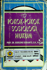 Image of POKOK-POKOK SOSIOLOGI HUKUM