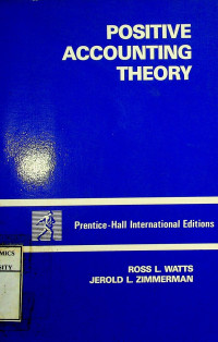 Image of POSITIVE ACCOUNTING THEORY