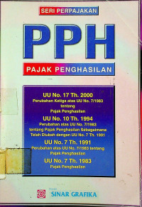 Image of PPH PAJAK PENGHASILAN