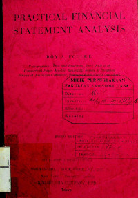 Image of PRACTICAL FINANCIAL STATEMENT ANALYSIS, FIFTH EDITION