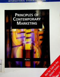 Image of PRINCIPLES OF CONTEMPORARY MARKETING