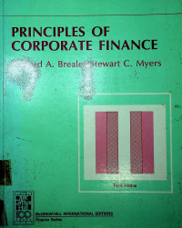 Image of PRINCIPLES OF CORPORATE FINANCE