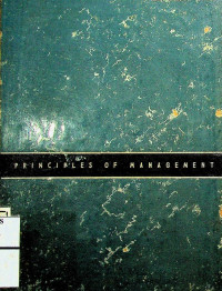 Image of PRINCIPLES OF MANAGEMENT