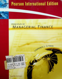 Image of PRINCIPLES OF MANAGERIAL FINANCE