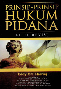 Image of PRINSIP-PRINSIP HUKUM PIDANA, EDISI REVISI