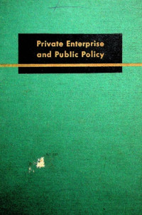 Image of Private Enterprise and Public Policy