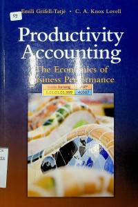 Image of Productivity Accounting : The Economics of business Performance