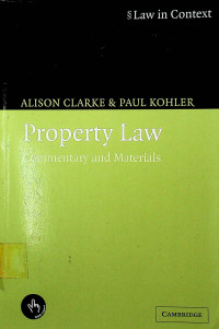 Image of Property Law Commentary and Materials