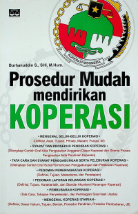 Image of Prosedur Mudah mendirikan KOPERASI