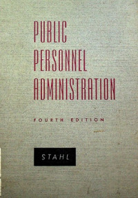 Image of PUBLIC PERSONNEL ADMINISTRATION, FOURTH EDITION