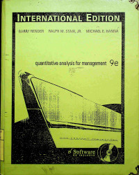 Image of quantitative analysis for management, 9e