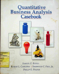 Image of Quantitative Business Analysis Casebook
