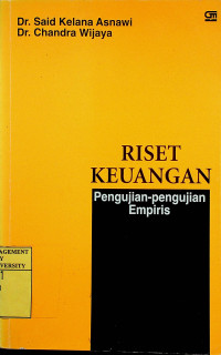Image of RISET KEUANGAN: Pengujian-Pengujian Empiris