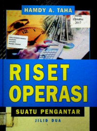 Image of RISET OPERASI: SUATU PENGANTAR; JILID DUA