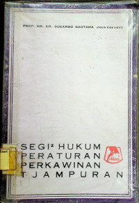 Image of SEGI-SEGI HUKUM PERATURAN PERKAWINAN TJAMPURAN