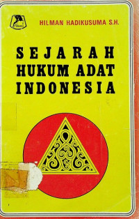 Image of SEJARAH HUKUM ADAT INDONESIA