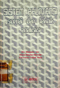 Image of SISTEM AKUNTANSI:  Survei dan Teknik analisis