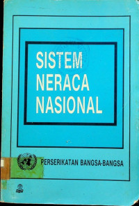Image of SISTEM NERACA NASIONAL