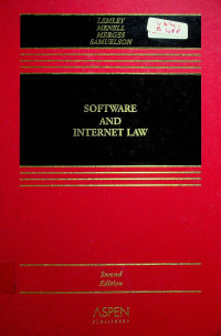 Image of SOFTWARE AND INTERNET LAW, Second Edition