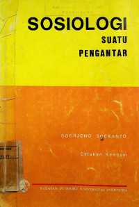 Image of SOSIOLOGI SUATU PENGANTAR